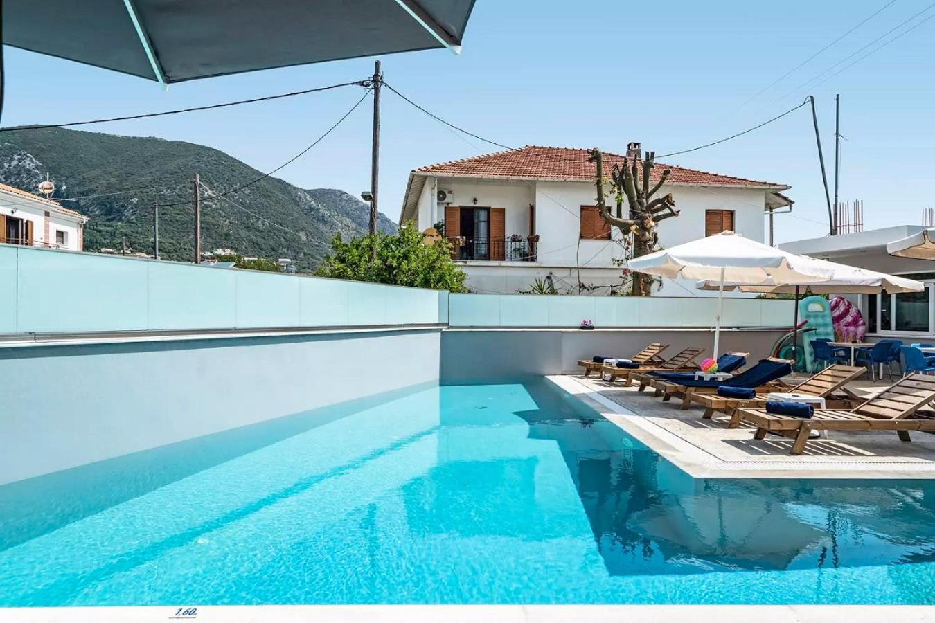 Blue Star Aparthotel Nydri  Bagian luar foto