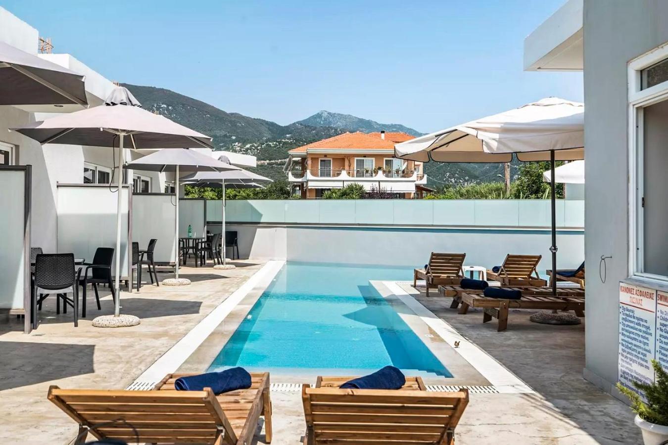 Blue Star Aparthotel Nydri  Bagian luar foto