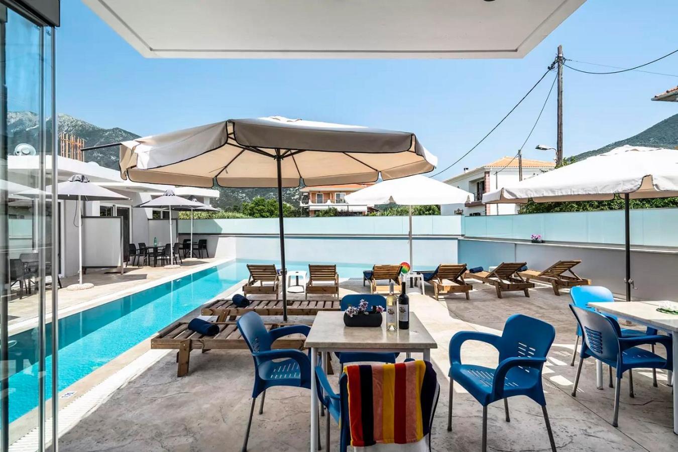 Blue Star Aparthotel Nydri  Bagian luar foto