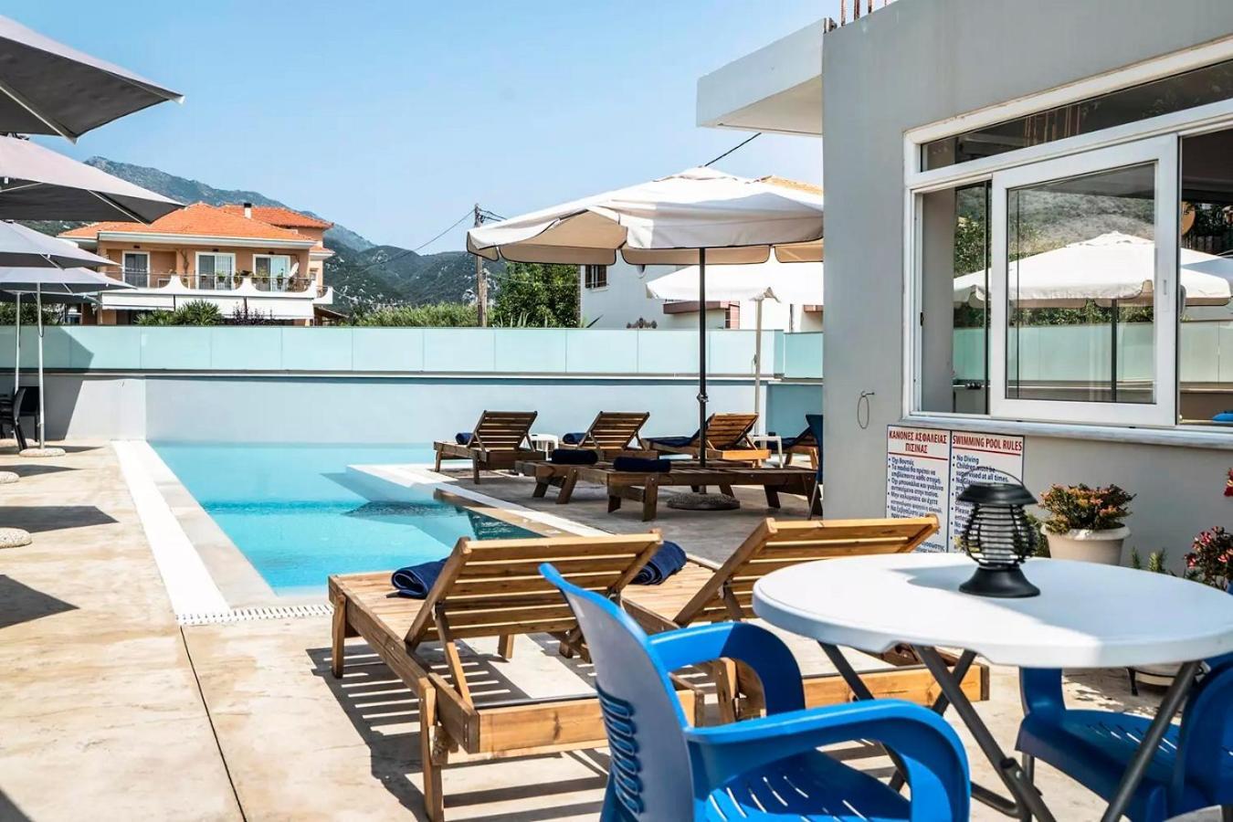 Blue Star Aparthotel Nydri  Bagian luar foto