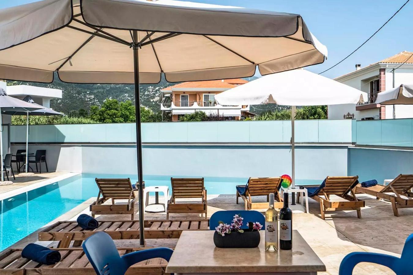Blue Star Aparthotel Nydri  Bagian luar foto